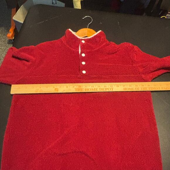 Chicka D Red White Cotton Polyester Pullover Sweatshirt Women's Size Medium m - Picture 6 of 8